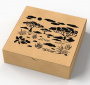 Stencil reusable, 15x20cm Safari landscape, #415 - 0