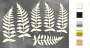 набор чипбордов botany autumn 4 10х15 см #157 