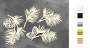 Chipboard embellishments set, Winter botanical diary #759