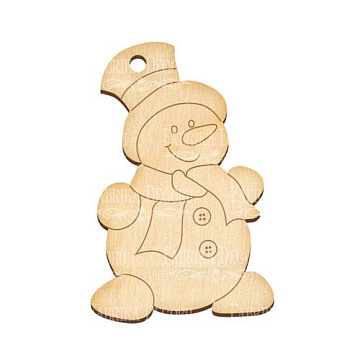 Figurine for painting and decorating #411 "Snowman 1"