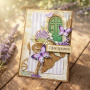 set for creating 4 cards “lavender charm” 10 x 15cm