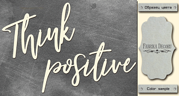 Tekturek "Think positive" #446