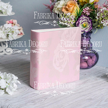 Blank album with a soft fabric cover Wedding Pink 20cm х 20cm