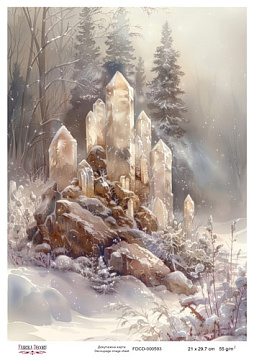 Decoupage-Karte #0593, 21x29,7 cm