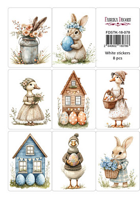 набор наклеек (стикеров) для упаковки и журналинга #18-078