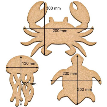 Artboard Crab, Jellyfish, Turtle set - 2  Artboard Crab, Jellyfish, Turtle set - 2