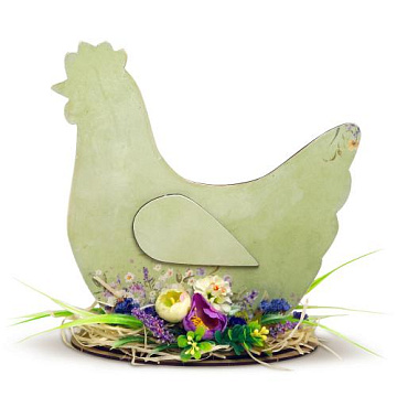 Interior decorative composition “Easter Hen”, #10