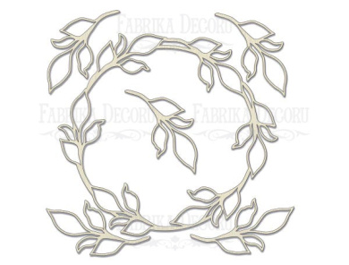 мегачипборд рамка с веточками 30x30 см #017  - 2 мегачипборд рамка с веточками 30x30 см #017  - 2