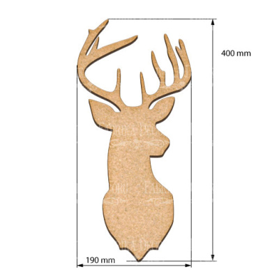  Art board Deer 19х40 cm - 2