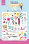 Set of die cuts Party girl, 61 pcs - 0