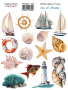 Set of stickers 15 pcs Sea of dreams #340