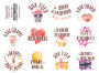 Journaling stickers set #1-065