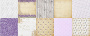 Double-sided scrapbooking paper set Lavender Provence 8"x8" 10 sheets - 0