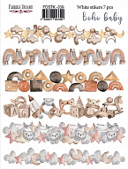 Set of stickers 7pcs  Boho Baby #339