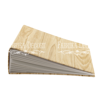 Blank album Pine board with gold 20cm х 20cm - 2