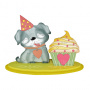 Blank for decoration #378 Doggy and a cupcake - 1