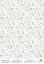 Deco Pergament farbiges Blatt Französische Muster, A3 (11,7" х 16,5")