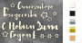 Набор чипбордов Новогодние слова (рус) 10х15 см #040