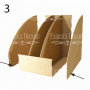 Настольный органайзер на 3 секции для бумаг формата А3, Скрап бумаги 30.5х30.5 см, #012
