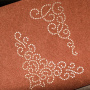 Stencil for crafts 15x20cm "Strands of rhinestones" #141 - 0