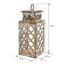 Decorative lantern Lattice, size M, #060 - 2
