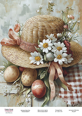 декупажная карта «весенние цветы-14» #000977, 21см x 29,7см фабрика декору