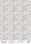 Arkusz kalki z nadrukiem, Deco Vellum, format A3 (11,7" х 16,5"), "Floral Sentiments Sznurówka"
