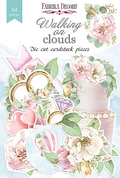 Set of die cuts  Walking on clouds 64, pcs