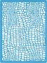 Stencil for crafts 15x20cm "Reptile skin" #170