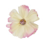 Цветок ромашки айвори с розовым, 1шт