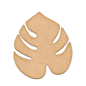 Art board Monstera Leaf, 17,5cm х 20cm