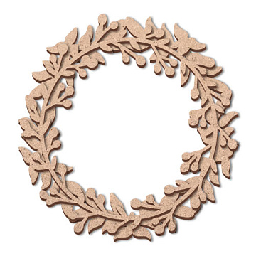 Blank for decoration "Wreath with berries" #395