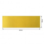 Piece of PU leather Yellow, size 50cm x 15cm - 0