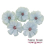 Daisy flower sky blue, 1 pc