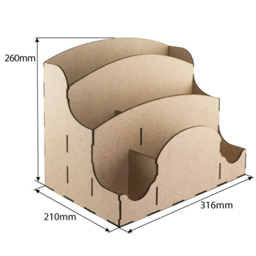 Desktop organizer kit for papers and stationery, DIY kit  #016 - 2