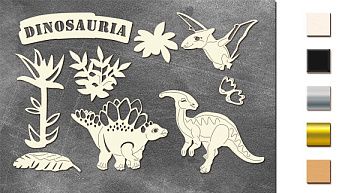 Spanplatten-Set Dinosauria #680