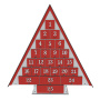 Advent calendar Christmas tree for 25 days with volume numbers, DIY - 0