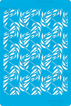 Stencil for crafts 15x20cm "Willow twigs" #252