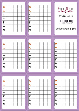 Set of stickers for journaling and planners #18-021
