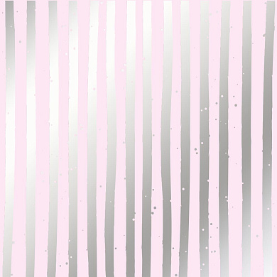 лист односторонней бумаги с серебряным тиснением, дизайн silver stripes light pink, 30,5см х 30,5см