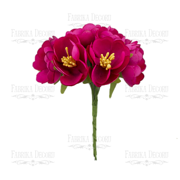 Kwiaty jaśminu, kolor Karmazynowy, 6 szt