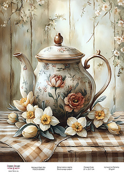 Decoupage card «Easter coziness-13» #000988, 21cm x 29,7cm