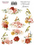 Set of stickers 9pcs Miracle flowers #281