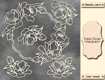 Megaspanplatte "Lace Flower Frame" #009