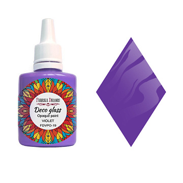 Деко Гласс Opak Farbe, Violett, 30ml