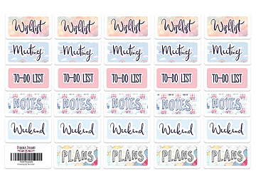 Journaling stickers set #4-002