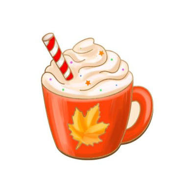 brooch blank for coloring #096 “latte with marshmallow” - 2 brooch blank for coloring #096 “latte with marshmallow” - 2