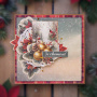 Set for creating 5 cards “Happy Christmas” 15 x 15cm - 2