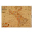 лист крафт бумаги с рисунком maps of the seas and continents #08, 42x29,7 см