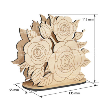 Napkin holder "Roses" #298 - 2 Napkin holder "Roses" #298 - 2